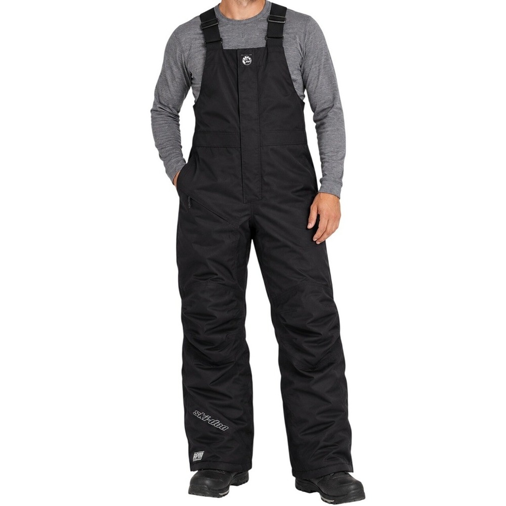 Ski-Doo BRP RPM Black Insulated Snow Bibs Men's Large